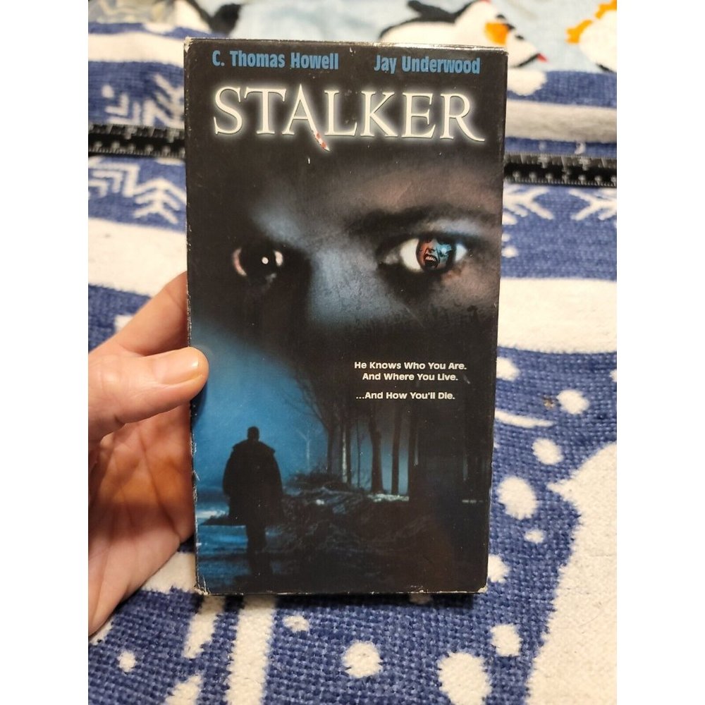 STALKER C. Thomas Howell VHS  1998 Revenge Horror Thriller Avalanche OOP rental